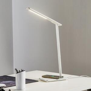 Aluminor Orbit lampă de birou LED cu inducție argintiu, reglabil, Metalic, Studiu / Birou, Metal, Modern