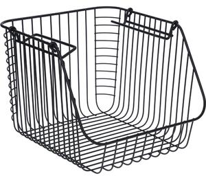 Cos metalic pentru depozitarea legumelor si fructelor, 29 x 27 x 21 cm
