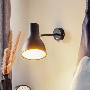 Anglepoise Type 75 aplică neagră, Negru, Camera de zi / sufragerie, Metal, Design