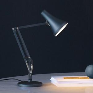 Anglepoise 90 Mini Lampă de masă cu LED albastru oțel, reglabil, Albastru, Studiu / Birou, Metal, Design industrial