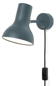 Anglepoise Type 75 Mini priză de perete, gri ardezie, Gri, Camera de zi / sufragerie, Metal, Design