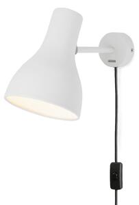 Anglepoise Lampă de perete Type 75 cu priză, albă, reglabil, Alb, Camera de zi / sufragerie, Metal, Design
