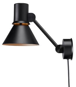 Anglepoise Type 80 W2 aplică, ștecăr, neagră, Negru, Camera de zi / sufragerie, Metal, Design