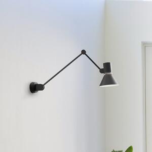 Anglepoise Type 80 W3 aplică, negru mat, Negru, Camera de zi / sufragerie, Metal, Design