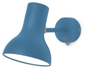 Anglepoise Aplică Type 75 Mini cu întrerupător, albastră, reglabil, Albastru, Camera de zi / sufragerie, Metal, Design