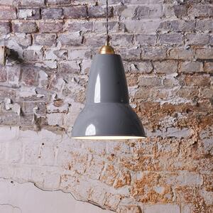 Anglepoise Lampa suspendată Original 1227 Brass Midi, gri, reglabil, Gri, Camera de zi / sufragerie, Metal, Design