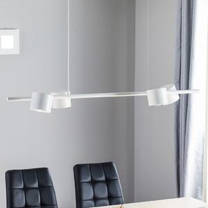 ALDEX Lampă suspendată Bot, alb, 4 becuri, reglabil, Alb, Camera de zi / sufragerie, Metal, Modern