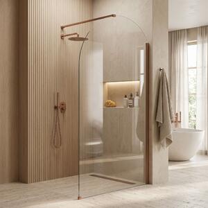 Rea Heaven, Paravan de duș walk-in 100 cm, cupru mat, REA-K6687