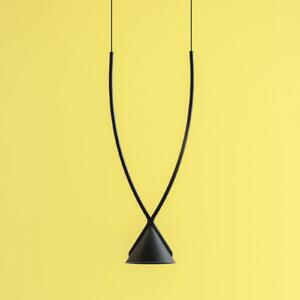 Axo Light Axolight Jewel lampă suspendată LED o sursă negru, Negru, Camera de zi / sufragerie, Plastic, Design