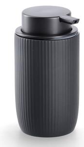 Dozator de sapun din ceramica cu striatii, Ø 7,7 cm