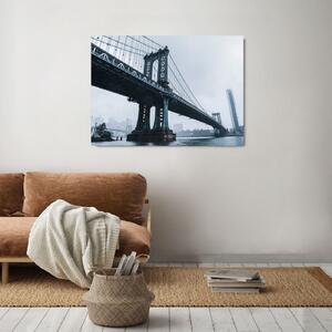 The Manhattan Bridge in New York City