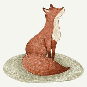 Ilustrare The Fox, Anna Lunak, (30 x 40 cm)