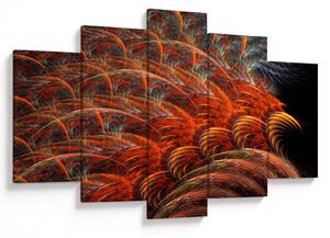 Tablou - Pene de imitație abstractă (150x105 cm)
