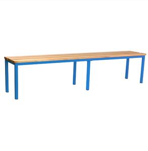 Bancă pentru dressing 200 x 35 x 45 cm, albastru - RAL 5012