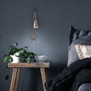Briloner Aplică de perete LED Tusa, nichel, metal, 45 cm, braț flexibil, Gri, dormitor, Metal, Modern