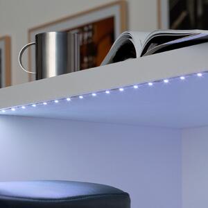 Briloner Bandă LED RGB WiFi, 500 cm, cu telecomandă, reglabil, Alb, Camera de zi / sufragerie, Plastic