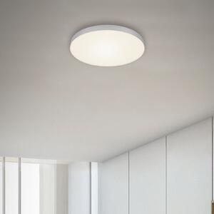 Briloner Plafonieră cu LED Flame, Ø 28,7 cm, argintiu, Gri, Camera de zi / sufragerie, Metal, Modern
