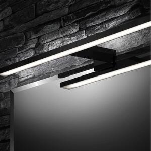 Briloner Lumină cu LED pentru oglindă Dun Brilo, IP44, lățime 60 cm, Negru, Baie, Metal, Modern