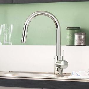 Grohe Eurosmart Cosmopolitan baterie bucătărie pe picior StarLight Chrome 31481001