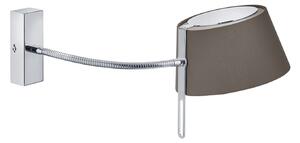 BRUMBERG 58132150 aplică cu braț flexibil, reglabil, Maro / Rugină, Camera de zi / sufragerie, Metal, Modern, Lumină de lectură