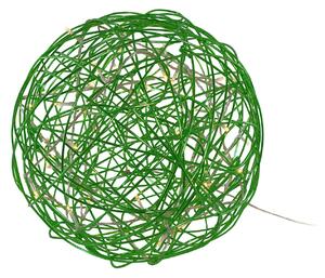 STAR TRADING Minge LED cu design 3D Galax Fun, Ø 30 cm, verde, Verde, Metal