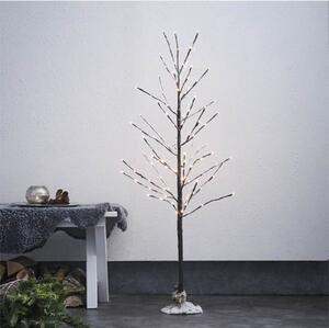 STAR TRADING Copac decorativ cu LED-uri Tobby Tree IP44 maro înălțime 120cm, Maro / Rugină, Plastic