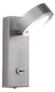 Busch Saturna aplică LED, de înaltă calitate, comutator, Metalic, Camera de zi / sufragerie, Metal, Modern