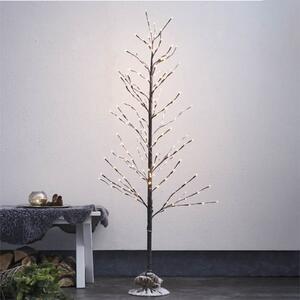 STAR TRADING Copac decorativ cu LED-uri Tobby Tree IP44 maro înălțime 150cm, Maro / Rugină, Plastic