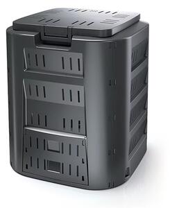 Compost, 320 l, negru