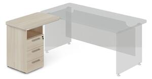 Container andocare TopOffice 90 x 55 cm, stânga, salcâm deschis