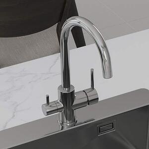 Deante Aster baterie pentru filtru apă pe picior crom BCH064M