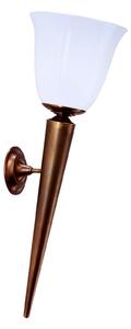 Berliner Messinglampen WILLI făclie de perete din alamă, reglabil, Bronz / Alamă Veche, Camera de zi / sufragerie, Alamă, Antichitate