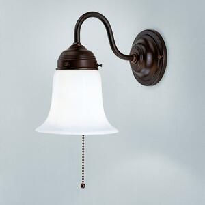 Berliner Messinglampen Sibille aplică cu suport antichizat, reglabil, Maro / Rugină, Hol, Metal, Casă de țară / Rustic
