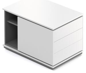 Container Creator 90,4 x 53,6 cm, 2 module - dreapta, antracit / alb