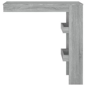 Masă bar de perete gri sonoma 102x45x103,5 cm lemn compozit