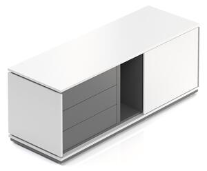 Container Creator 153,6 x 53,6 cm, 3 module, usa culisanta, antracit / alb