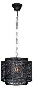 By Rydéns Hermine lampă suspendată, neagră, reglabil, Negru, Camera de zi / sufragerie, Metal, Marocan / Oriental