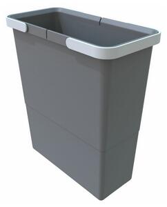 Coș de gunoi cu mânere II 12 l, gri