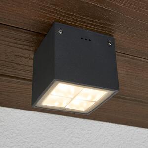 BEGA 66157K3 plafonieră exterior grafit 3.000K 38°, Gri, Metal, Modern