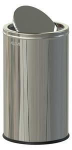 Coș de gunoi cu capac, 18 l, inox
