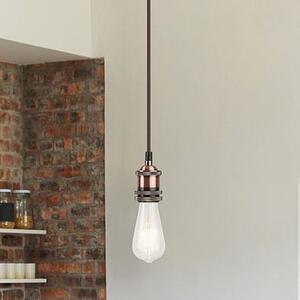 Rabalux Fixy lampă suspendată 1x60 W maro 1417