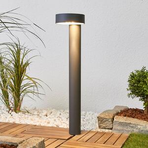 BEGA 77218K3 lampă trotuar rotundă grafit3000K jos, Gri, Metal, Modern