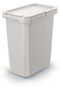 Coș de gunoi suspendat, 12 l, gri deschis