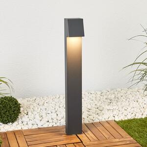 BEGA 77237K3 lampă trotuar ang grafit 3.000K jos, Gri, Metal, Modern
