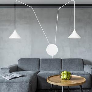 Emibig Abramo lampă suspendată 2x15 W alb 159/2
