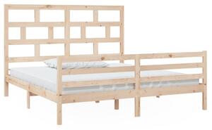 Cadru de pat Super King, 180x200 cm, lemn masiv