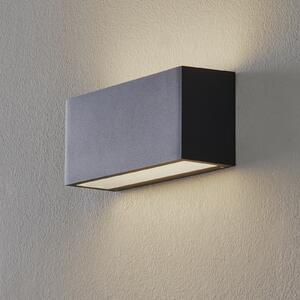 BEGA Bega 50146 Aplică de perete 3,000K DALI 25cm negru catifea, reglabil, Negru, Hol, Metal, Modern, Priză de perete sus / jos