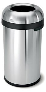 Coș rotund deschis 60 l, oțel mat, oțel inoxidabil