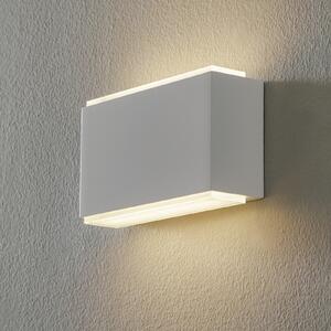 BEGA Bega 23015 Aplică de perete LED 3000K 18cm alb 1,260lm, Alb, Hol, Metal, Modern, Priză de perete sus / jos