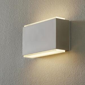 BEGA Bega 23015 Aplică de perete LED 3000K 18cm oțel 1260lm, Metalic, Hol, Metal, Modern, Priză de perete sus / jos